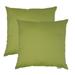 Olivia Quido Sunbrella® Spectrum Kiwi 20-inch Outdoor Pillow 2-pack - 20" x 20"