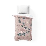 COLETTE PINK FLOWER College Dorm Comforter By Terri Ellis