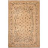 Boho Chic Sun faded Cherryl Tan/Green Hand knotted Rug - 6'1 x 9'0 - 6 ft. 1 in. X 9 ft. 0 in.
