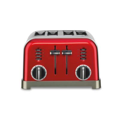 4-Slice Metal Classic Toaster (Metallic Red)