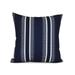 16 x 16 inch,Dashing Stripe, Stripe Print Pillow, Navy Blue