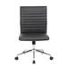 Boss Office Products Black Vinyl Armless Hospitality Chair