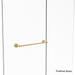 Allied Brass Waverly Place Collection Clear Brass 24-inch Shower Door Towel Bar