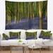 Designart 'Bluebell Woods in Oxfordshire' Landscape Wall Tapestry