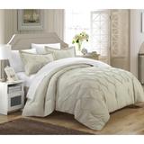 Chic Home Veronica Beige 12-Piece Bed in a Bag Comforter Set