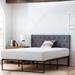 Brookside Adjustable Velvet and Metal Contemporary Platform Bed