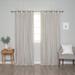 Aurora Home Mix & Match Tulle & Linen-Look Grommet Blackout Curtains