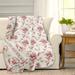 Cozy Line Chic Shabby Vintage Rose Quilted Throw Blanket