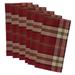 Design Imports Campfire Plaid Napkin Set (Set of 6)