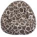 Majestic Home Goods Fusion Cotton Classic Bean Bag Chair Small/Large