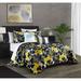 Chic Home Astra 9 Piece Contemporary Floral Design Bed In A Bag Quilt Set