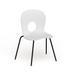 5 Pack 770 lb. Capacity Designer Plastic Stack Chair