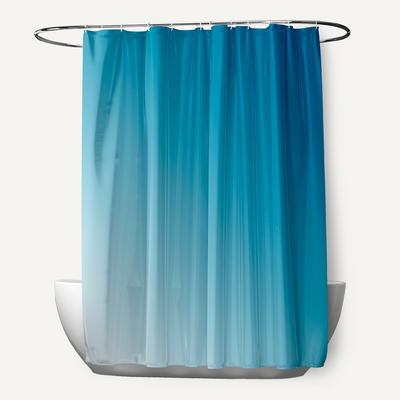 71 x 74-inch Peacock Ombre Shower Curtain