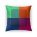 Kavka Designs color theory blocks accent pillow with insert