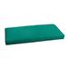 Sunbrella Canvas Teal Green Indoor/ Outdoor Bench Cushion 37" to 48" by Humble + Haute