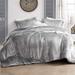 Coma Inducer Champagne Alloy Velvet Crush Oversized Comforter Set