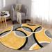 World Rug Gallery Modern Abstract Circles Area Rug