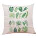 Big Leaf Tropical Plants Throw Pillow Covers