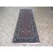 Agra Burgundy 100-percent Wool Hand-knotted Oriental Rug - 4'1 x 11'9