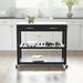 Crosley Full Size Granite Top Kitchen Prep Cart - 43"W x 17"D x 35"H