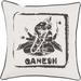 Artistic Weavers Decorative Brenna 22-inch Shri Ganesh Feather Down or Polyester Filled Printed Pillow