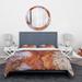 Designart 'Moss Agate with crack' Stone Bedding Set - Duvet Cover & Shams