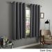 Aurora Home 54 Inch Thermal Insulated Blackout Grommet Top Curtain Panel Pair - 52"w x 54"l each - 52"w x 54"l each