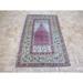 Hand Knotted Brown Oushak with Wool Oriental Rug (4' x 6'6") - 4' x 6'6"