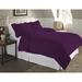 Pointehaven 200 GSM Superior Flannel Solid Color Duvet Cover Set