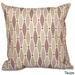 Wavy Geometric Print 16-inch Throw Pillow