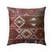 AZTEC TRIBAL SIENNA Indoor|Outdoor Pillow By Kavka Designs - 18X18
