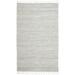 Grey Complex Chenille Flat Weave Cotton Rug