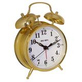 Westclox Metal Twin Bell Gold Alarm Clock