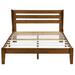 Sleeplanner Wood Platform Bed with Headboard, King 40SF01K