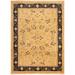 Hand-knotted Peshawar Finest Gold Wool Rug