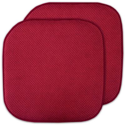 16-in. Square Non-slip Memory Foam Seat Cushions (2 OR 4) - 16 X 16