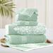 Modern Threads Artesia Damask 6 Piece Yarn Dyed Jacquard Towel Set