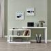 SEI Furniture Ballintoy Rotating Desk with Shelving