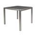 Cape Coral Silver/ Grey Anodized Aluminum Outdoor Dining Table by Christopher Knight Home - 35.00"L x 35.00"W x 30.00"H