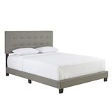 Boyd Sleep Roma Tufted Upholstered Leather Platform Bed 3 Colors
