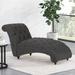 Varnell Contemporary Button Tufted Chaise Lounge by Christopher Knight Home - 64.25" L x 29.00" W x 33.75" H