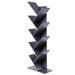 Carbon Loft Drake Wooden 9-shelf Tree Magazine CD Storage Bookcase