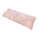 Sweet Jojo Designs Solid Color Blush Pink Shabby Chic Harper Collection Body Pillow Case (Pillow Not Included)