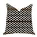 Plutus Poppy Chic Woven Luxury Decorative Throw Pillow in Multi Color