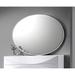 Somette Bordeaux Gloss White Accent Mirror