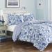 Poppy & Fritz Brooke Cobalt and White Paisley Cotton Duvet Cover Set