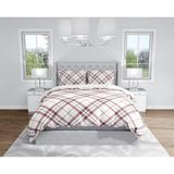 KELLY PLAID RED & GOLD Duvet Cover By Kavka Designs