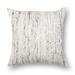 Textured Silver/ Ivory Stripe 22-inch Throw Pillow or Pillow Cover