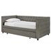Kahler Weave Fabric Daybed with Metal Slats by iNSPIRE Q Classic