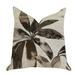 Plutus Santorini Cove Beige and Brown Tones Luxury Decorative Throw Pillow